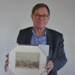 Ernst Homburg met litho - Leuven.jpg